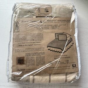 Park B. Smith Eco-ordinates All Natural duvet comforter cover 100% Cotton Queen